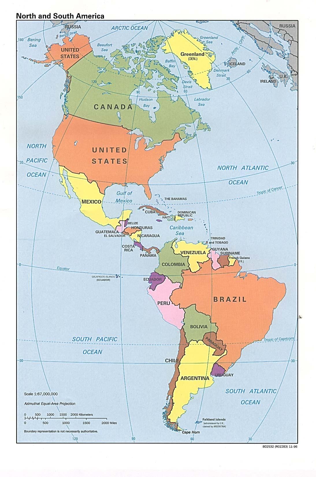 Mapa de canadá océanos