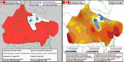 Canada Temperatura Actual Mapa Canada Promedio Mapa De Temperatura America Del Norte America