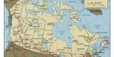 Trans Canada highway mapa